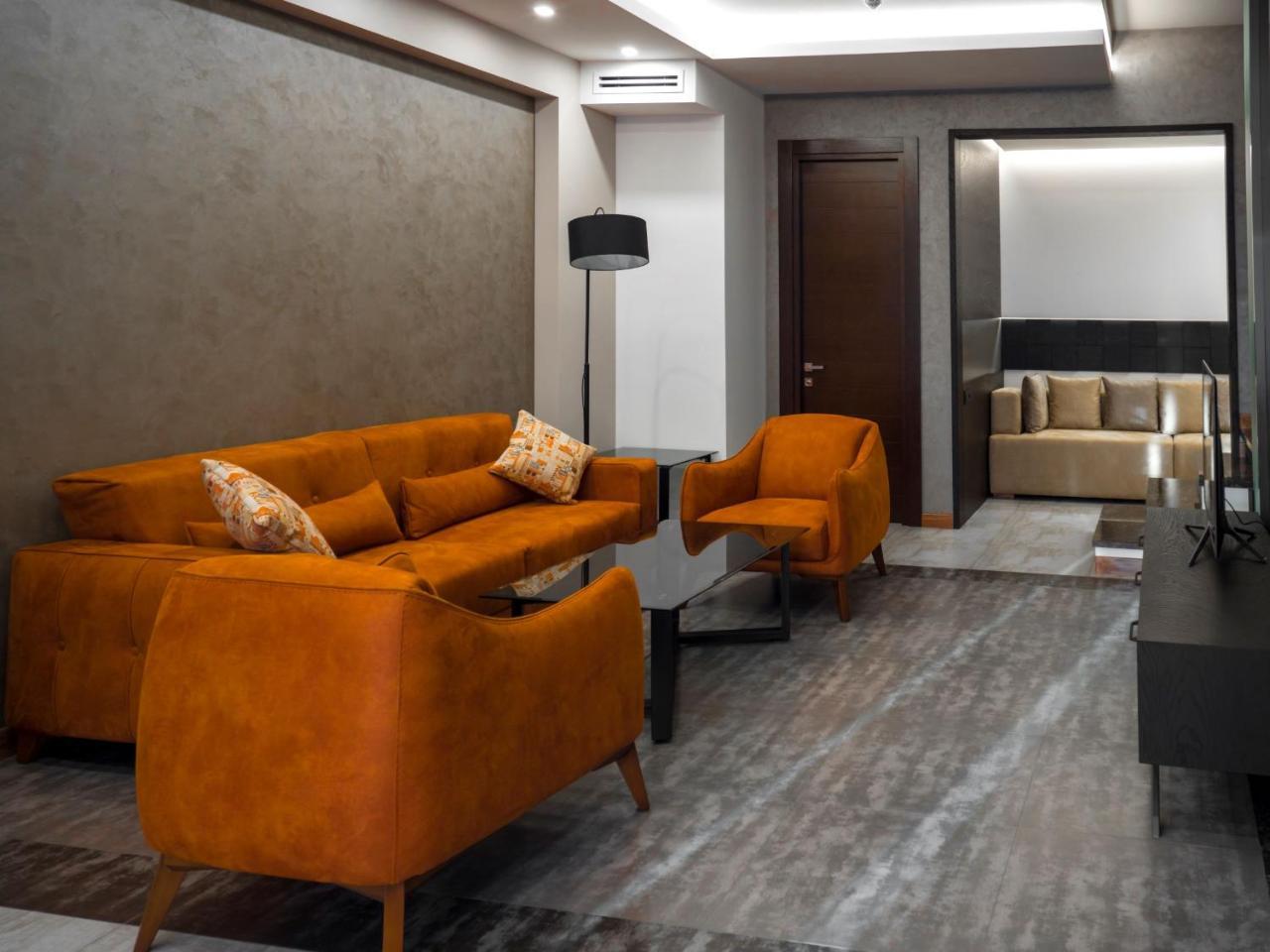 Aghababyan'S Hotel Erévan Extérieur photo A 3D rendering of a living room